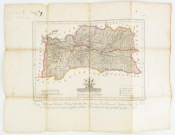 1811 Liptó Vármegye Térképe, Metszet, Foltos, Szakadással, 35×47 Cm - Other & Unclassified