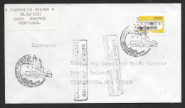 Portugal Lettre Retourné 1990 Cachet Commemoratif Expo Philatelique Santa Maria Da Feira Event Postmark Returned Cover - Maschinenstempel (Werbestempel)