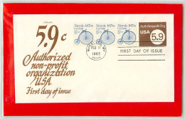 USA - Intero Postale - Ganzsachen - Stationery -  Authorized Non-profit  5.9c. - 1981-00