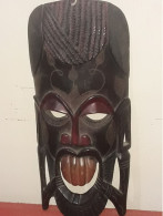 Masai Head Mask - Afrikaanse Kunst