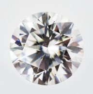 Moissanite, D: 6,35 Mm, 0,92 Cts, Szín: D - Other & Unclassified