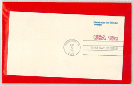 USA - Intero Postale - Ganzsachen - Stationery -  Remember The Blinded Veteran  18c.. - 1981-00