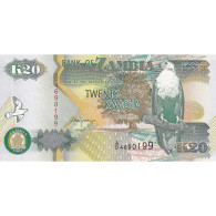 Billet, Zambie, 20 Kwacha, 1992, KM:36b, NEUF - Zambia