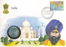 India 1983. 20p Al "FAO - Halászat" Felbélyegzett Borítékban, Bélyegzéssel T:UNC,AU India 1983. 20 Paise Al "FAO - Fishe - Non Classificati