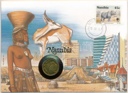 Namíbia 1993. 1D Felbélyegzett Borítékban, Bélyegzéssel, Német Nyelvű Leírással T:UNC  Namibia 1993. 1 Dollar In Envelop - Zonder Classificatie