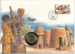 Togo 1987. 5Fr Felbélyegzett Borítékban, Bélyegzéssel, Német Nyelvű Leírással T:UNC  Togo 1987. 5 Franc In Envelope With - Non Classés