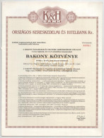 Budapest 1987. "Országos Kereskedelmi és Hitelbank Rt." Bakony Kötvénye 10.000Ft-ról + Gönc 1991. "Gönc és Vidéke Szövet - Unclassified