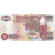 Billet, Zambie, 50 Kwacha, 2009, KM:37h, NEUF - Zambia