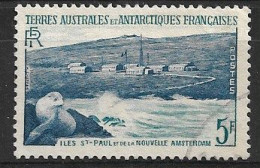 TAAF 1956 Sea Lion And Barracks Used - Used Stamps