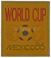 Mexikó 1986. "Labdarúgó Világbajnokság" Műgyantás Fém Jelvény (27x31mm) T:AU,XF Mexico 1986. "FIFA World Cup" Synthetic  - Zonder Classificatie