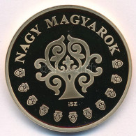 Ifj. Szlávics László (1959-) 2012. "Nagy Magyarok / Hunyadi Mátyás" Aranyozott Cu Emlékérem (40mm) T:PP - Non Classificati