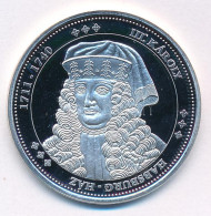 DN "Magyarország Keresztény Királyai / III. Károly 1711-1740" Ag Emlékérem Kapszulában (20g/0.333/38mm) T:PP - Unclassified