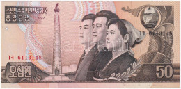 Észak-Korea 1992. 50W T:I- North Korea 1992. 50 Won C:AU Krause P#42 - Unclassified