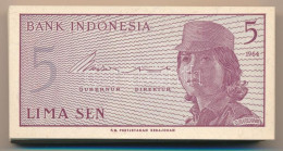 Indonézia 1964. 5s (101x) Sorszámkövető Sorozatokkal T:UNC,AU Közte Kevés VF,F Indonesia 1964. 5 Sen (101x) With Consecu - Sin Clasificación