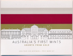 Ausztrália 2016. 1$ Al-bronz "II. Erzsébet" (4xklf Verdejellel) "Australia's First Mints Growth From Gold" Dísztokban T: - Non Classificati
