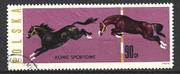 POLOGNE. N°1317 Oblitéré De 1963. Chevaux. - Jumping