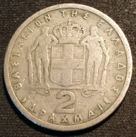 GRECE - GREECE - 2 DRACHMAI 1959 - Royaume - Paul I - KM 82 - Grèce