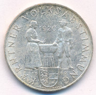 Ausztria 1960. 25Sch Ag "A Karintiai Népszavazás 40. évfordulója" T:AU,XF Patina Austria 1960. 25 Schilling Ag "40th Ann - Non Classés