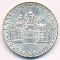 Ausztria 1968. 25Sch Ag "300 éve Született Von Hildebrandt" T:UNC,AU Patina Austria 1968. 25 Schilling Ag "300th Anniver - Unclassified