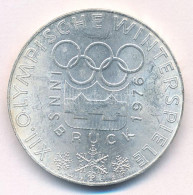 Ausztria 1974. 100Sch Ag "XII. Téli Olimpia - Innsbruck 1976." T:AU Patina Austria 1974. 100 Schilling Ag "Winter Olympi - Unclassified