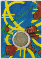 Franciaország 2002. 1/4E "Gyermekek Euro Dizájnja" Cu-Al-Ni Díszlapon T:UNC France 2002. 1/4 Euro "Children's Euro Desig - Sin Clasificación