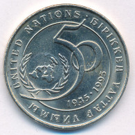 Kazahsztán 1995. 20T Cu-Ni "Az ENSZ 50. évfordulója" T:AU Kazakhstan 1995. 20 Tenge Cu-Ni "50th Anniversary Of The UN" C - Sin Clasificación