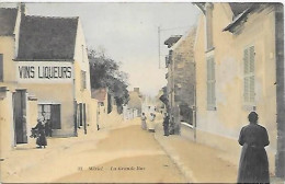 CPA Mériel La Grande Rue - Meriel