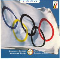 Belgium 1996. 50c-50Fr (10xklf) Forgalmi Sor Karton Dísztokban, Minden Névértékből Francia és Holland Feliratú érme + "B - Zonder Classificatie