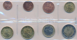 Horvátország 2023. 1c-2E (8xklf) Forgalmi összeállítás T:UNC-XF Croatia 2023. 1 Cent - 2 Euro (8xdiff) Coin Set C:UNC-XF - Non Classificati