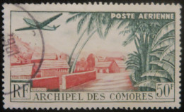 LP3972/22 - 1950/1953 - COLONIES FRANÇAISES - COMORES - POSTE AERIENNE - N°1 Oblitéré - Posta Aerea