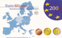 Németország 2006D 1c-2E (8xklf) + 2E "Schleswig-Holstein" Forgalmi Szett Műanyag és Papírtokban T:PP Germany 2006D 1 Cen - Zonder Classificatie