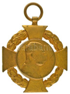 1908. "Katonai Jubileumi Kereszt" Aranyozott Bronz Kitüntetés Mellszalag Nélkül T:XF Hungary 1908. "Diamond Jubilee Cros - Unclassified