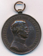 1917. "Károly Bronz Vitézségi Érem" Bronz Kitüntetés Mellszalag Nélkül. Szign.: Kautsch T:VF Hungary 1917. "Bronze Galla - Zonder Classificatie