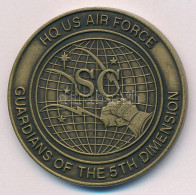 Amerikai Egyesült Államok ~2000. "Amerikai Légierő" Kétoldalas Bronz Emlékérem (38mm) T:UNC USA ~2000. "US Air Force" Do - Ohne Zuordnung