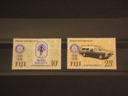 FIJI - 1976 ROTARY/AUTO 2 VALORI -  NUOVI(++) - Fiji (1970-...)