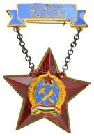 ~1950. "Kiváló Műszaki Dolgozó" Rákosi-címeres Aranyozott, Zománcozott Kitüntetés T:AU - Unclassified