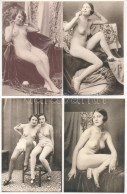 ** 43 Db RÉGI Használatlan Erotikus Képeslap és Nyomtatvány Meztelen Hölgyekkel / 43 Pre-1950 Unused Erotic Vintage Post - Non Classificati