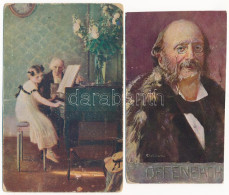 **, * 21 Db RÉGI Művész Képeslap Vegyes Minőségben: Festmények, Hölgyek, Gyerekek / 21 Pre-1945 Art Motive Postcards In  - Ohne Zuordnung