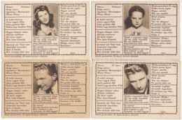 ** 7 Db RÉGI Motívum Képeslap: Szerelmi Gyorslevelezőlapok / 7 Pre-1945 Motive Postcards: Love Letters - Zonder Classificatie