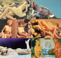 ** Kb. 89 Db MODERN Használatlan Motívum Képeslap: Erotikus Meztelen Pin-up Lányok / Cca. 89 Modern Unused Motive Postca - Non Classificati