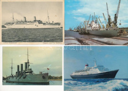 **, * 40 Db MODERN Hajós Motívum Képeslap / 40 Modern Ship Motive Postcards - Unclassified