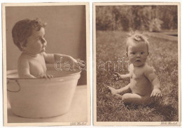 ** 24 Db Modern Német Gyerek Képeslap Az 1950-es évekből / 24 Modern German "Lotte Herrlich" Children Postcards From The - Unclassified