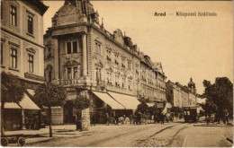 T2/T3 1917 Arad, Központi Szálloda, Lóvasút, Emeletes Autóbusz, Kőbányai Sör, Rónai A. János Szállodája, Bloch H. Könyvn - Zonder Classificatie