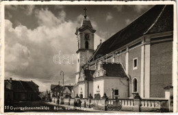 T2/T3 1942 Gyergyószentmiklós, Gheorgheni; Római Katolikus Templom, Automobil / Catholic Church, Automobile (EK) - Zonder Classificatie