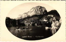 * T1/T2 Gyilkostó, Lacul Rosu; Csónakázás A Tóban / Boat In The Lake. Photo - Unclassified