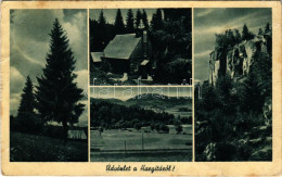 T2/T3 1943 Hargita, Harghita; Fakápolna. Péter Ferenc Kiadása / Wooden Chapel (EK) - Non Classés