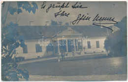 T2/T3 1912 Hídvég, Haghig (Háromszék); Gróf Nemes Kastélya és A Gróf Saját Levele / Castle, Owner's Letter. Photo (fl) - Non Classificati