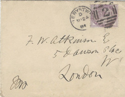 .2.   MY 24 1901 QUEEN VICTORIA  HALF PENY POST CARD -LONDON - Brieven En Documenten