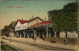 * T2/T3 Galánta, Vasútállomás. Vasúti Levelezőlapárusítás 321. / Railway Station (EK) - Ohne Zuordnung