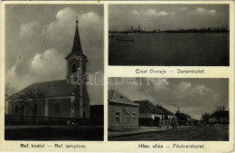 T2/T3 1941 Izsa, Iza (Komárom, Komárno); Ref. Kostol, Ciast Dunaja, Hlav. Ulica / Református Templom, Duna Részlet, Fő U - Unclassified